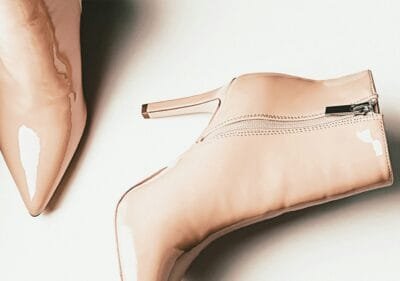 womens brown leather peep toe heeled shoes